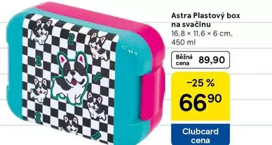 Plastový box na svačinu