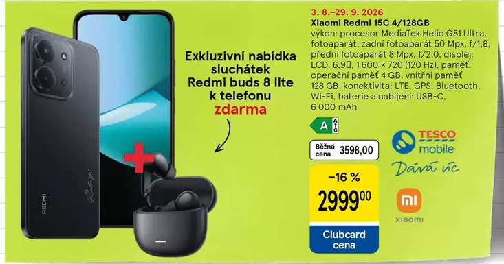 Redmi 10C 4/128GB