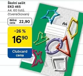 Školní sešit EKO 465