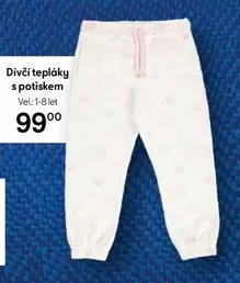 Dívčí tepláky s potiskem