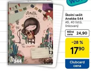 Školní sešit A5, 40 listů, linkovaný