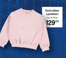 Dívčí mikina s potiskem