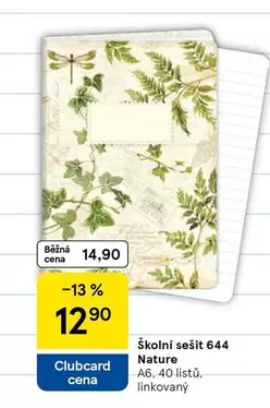 Školní sešit 644 Nature
