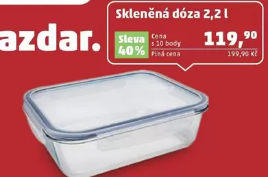 Skleněná dóza
