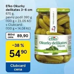 Okurky delikates