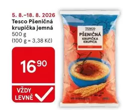 Pšeničná krupice jemná