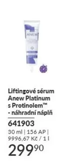 Liftingové sérum Anew Platinum s Protinolem™ - náhradní náplň 641903