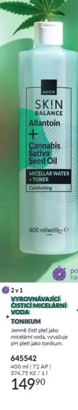 VÝROBNÍCI ČISTICÍ MICELÁRNÍ VODA + TONIKUM 645542