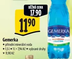 přírodní minerální voda