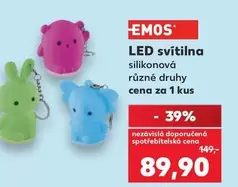 LED svítilna silikonová