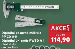 Digitální posuvné měřítko PMCD A1 / Digitální úhloměr PWSD A1