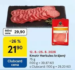 Kmótr Herkules krájený