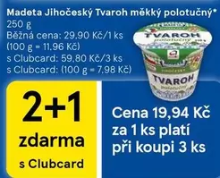 Jihočeský Tvaroh měkký polotučný