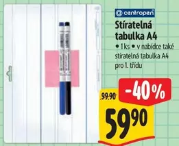 Stíratelná tabulka A4