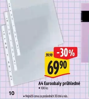 A4 Euroobaly průhledné