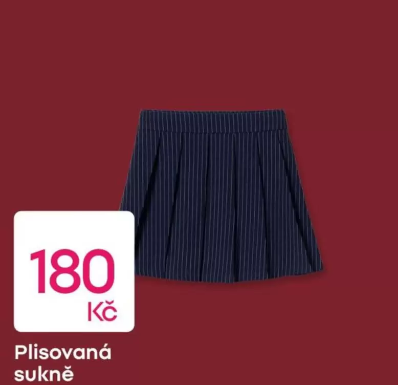 Plisovaná sukně