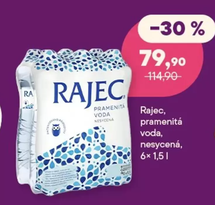 pramenitá voda nesycená