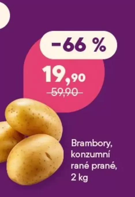 Brambory, konzumn
kran
2 kg
