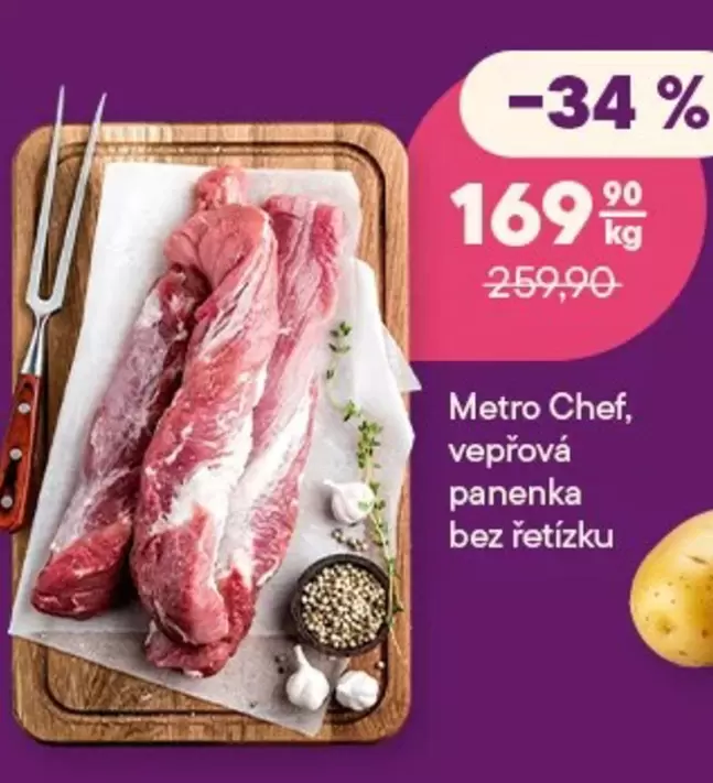 vepřová panenka bez řetízků