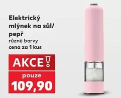 Elektrický mlýnek na sůl/pepř