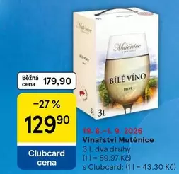 Vinařství Mutěnice BÍLÉ VÍNO