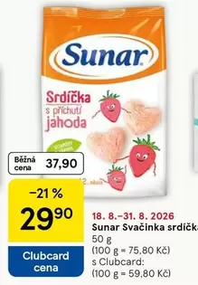 Srdíčka s příchutí jahoda