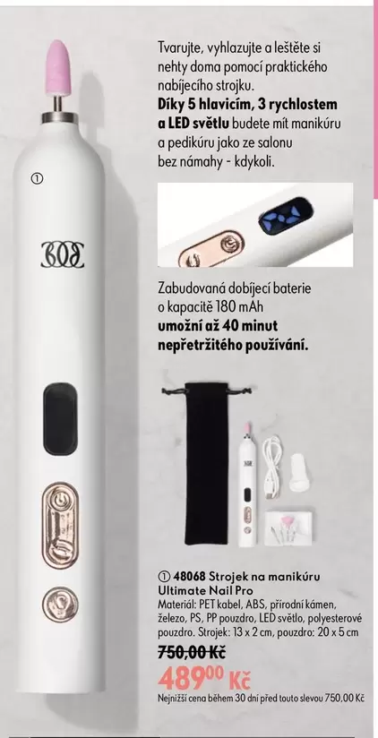 48868 Strojek na manikuru Ultimate Nail Pro