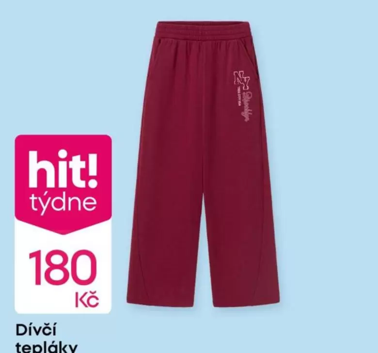 Dívčí tepláky