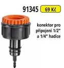 91345 konektor pro připojení 1/2" a 1/4" hadice