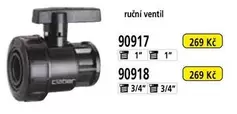 ruční ventil 90917, 90918