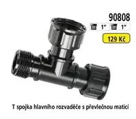 90808 T spojka hlavního rozvaděče s převlečnou maticí
