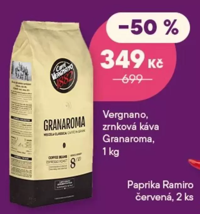 zrnková káva Granaroma