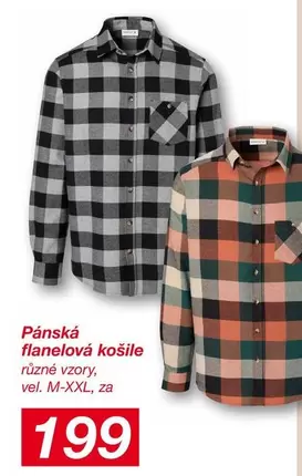 Pánská flanelová košile