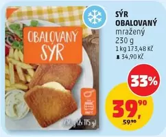 SÝR OBALOVANÝ mražený