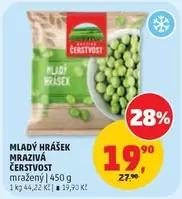 Mladý hrášek mrazivá