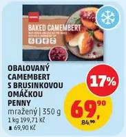 Obalovaný Camembert s brusinkovou omáčkou