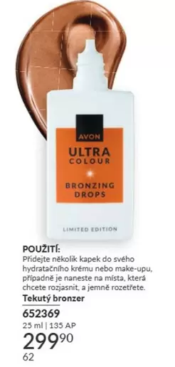 ULTRA COLOUR BRONZING DROPS Tekutý bronzer 652369