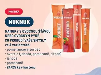 NUKNUK NANUKY S OVOCNOU STAVOU NEBO OVOCNYM PYRE