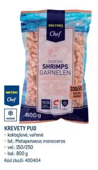 KREVETY PUD cocktail shrimps garnelen