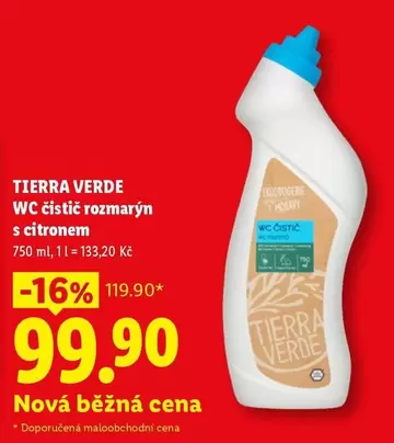 WC čistič rozmarýn s citronem