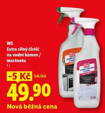 Extra silný čistič na vodní kámen / mastnotu