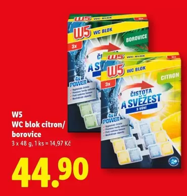 WC blok citron borovice