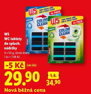 WC tablety do splach. nádržky