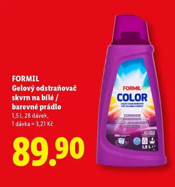 Gelový odstraňovač skvrn na bílé / barevné prádlo