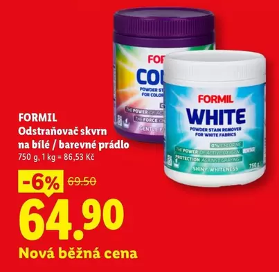 White - Odstraňovač skvrn na bílé / barevné prádlo