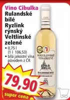 Super - Víno Cibulka Rulandské bílé Ryzlink rýnský Veltlínské zelené