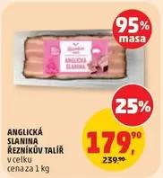 ANGLICKÁ SLANINA ŘEZNÍKŮV TALÍŘ