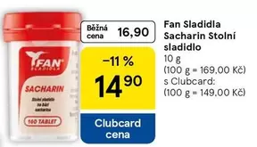 Sacharin Stolní sladidlo
