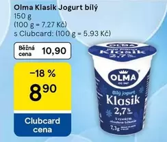 Jogurt bílý Klasik
