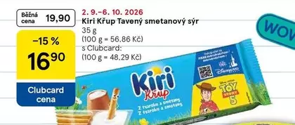 Wow - Kiri Křup Tavený smetanový sýr
